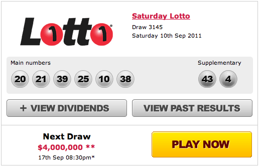 Saturday Lottery Results Draw 3145