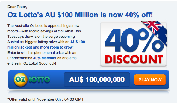 Oz Lotto Discount